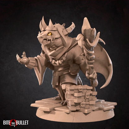 Kobold Warlock | TABLETOP SCALE | D&D TTRPG Miniature | Bite the Bullet