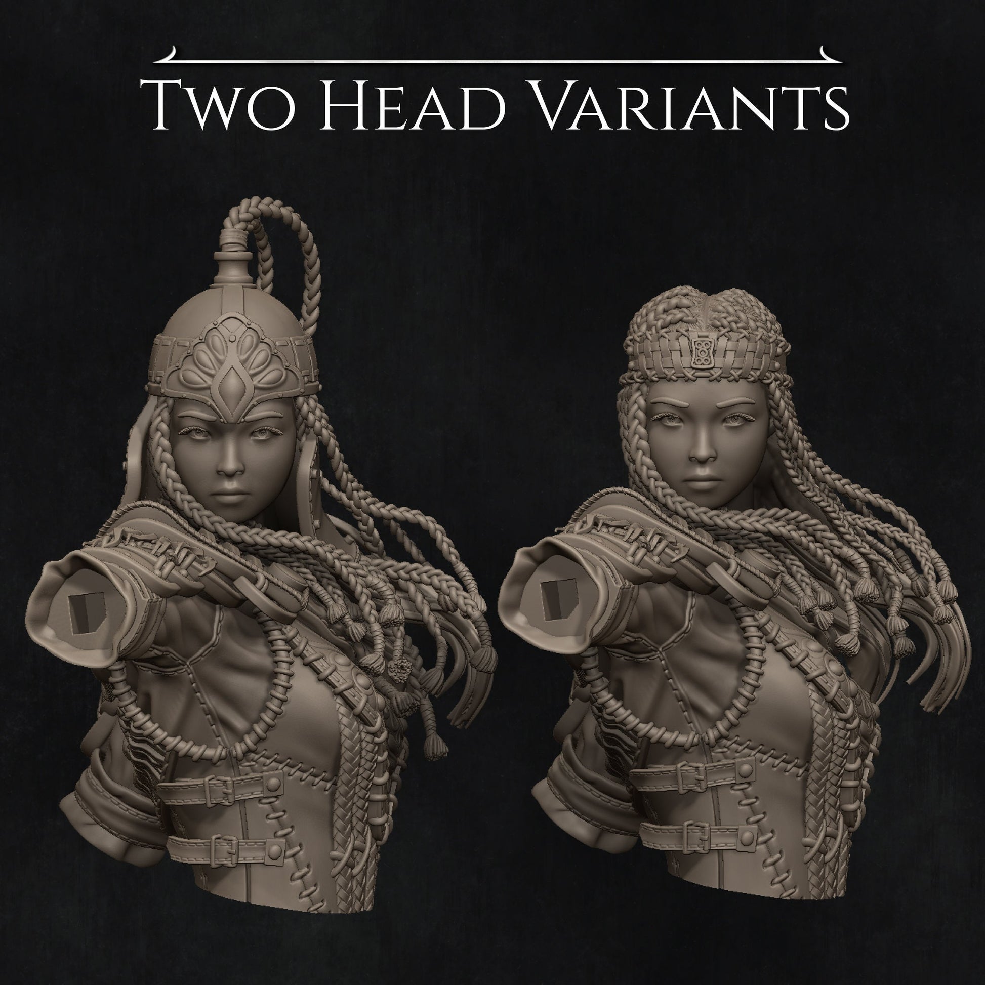 Tuya the Undefeated, Warrior | Garage Resin Kit Statue | D&D TTRPG Fantasy Miniature | Nerikson