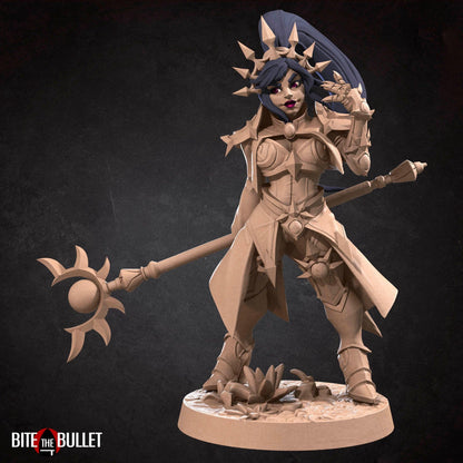 Exxotic Hero Wizard, Bullet Hell | D&D Pinup SFW NSFW Model Miniature | Bite the Bullet