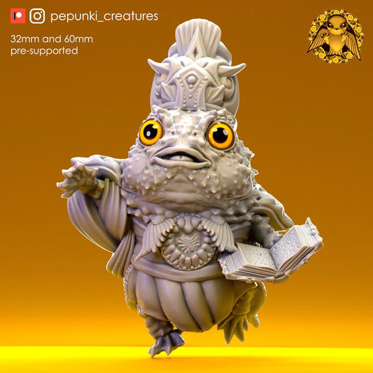 Lump Mage | Tabletop or Display Scale | D&D Humblewood TTRPG Miniature | Pepunki Creatures