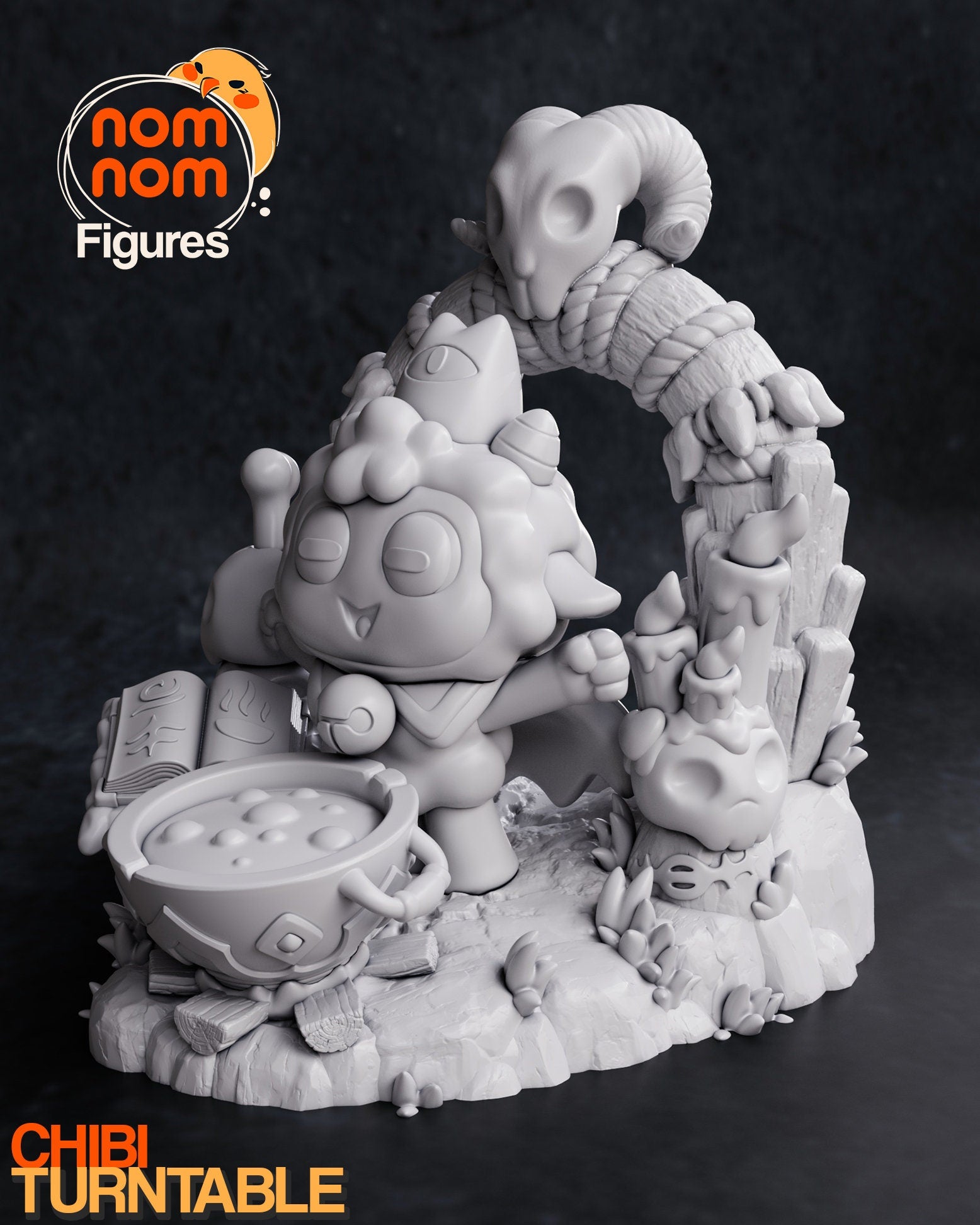 Possessed Lamb | Resin Garage Kit Figure Video Game Fan Art | Nomnom Figures