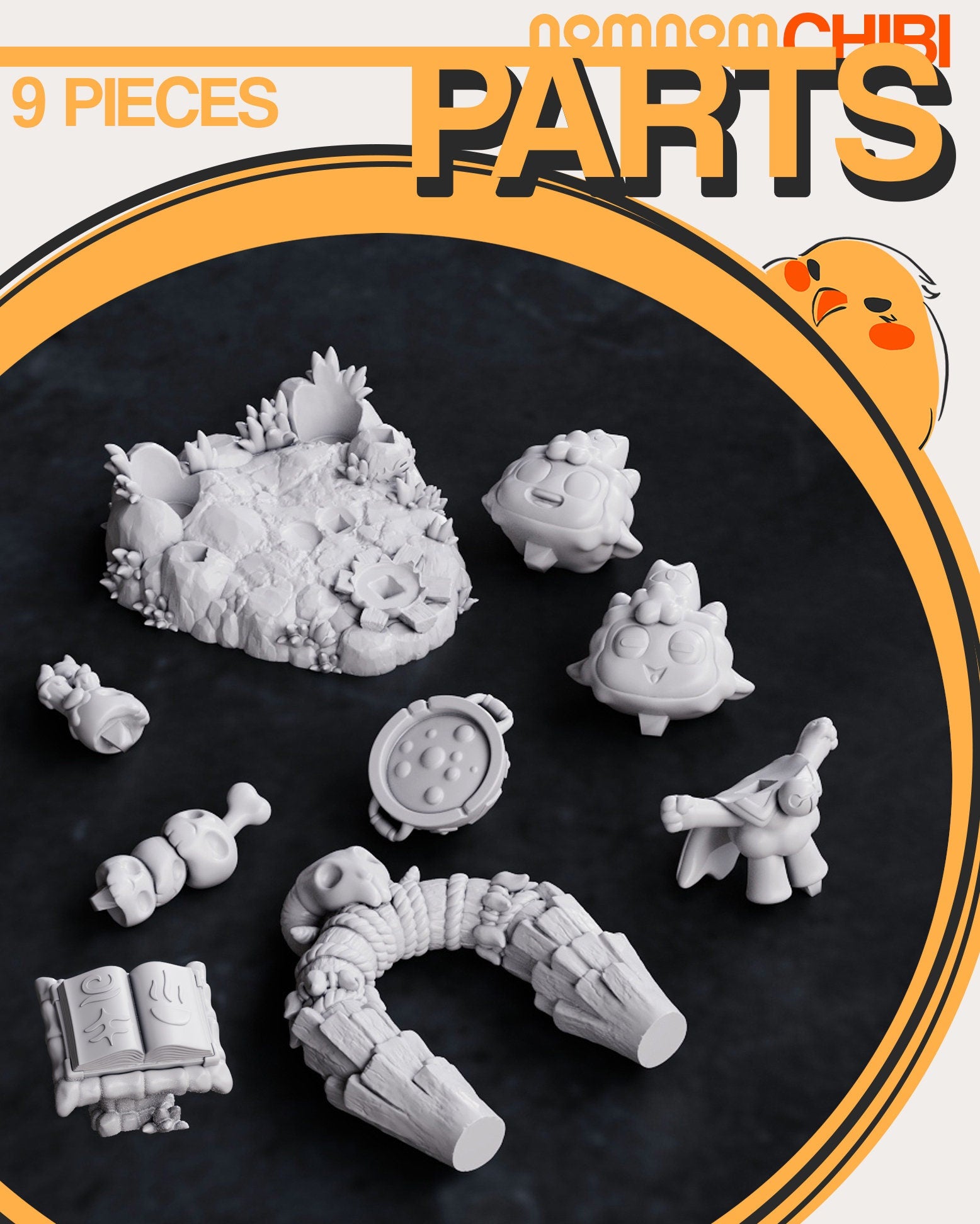 Possessed Lamb | Resin Garage Kit Figure Video Game Fan Art | Nomnom Figures