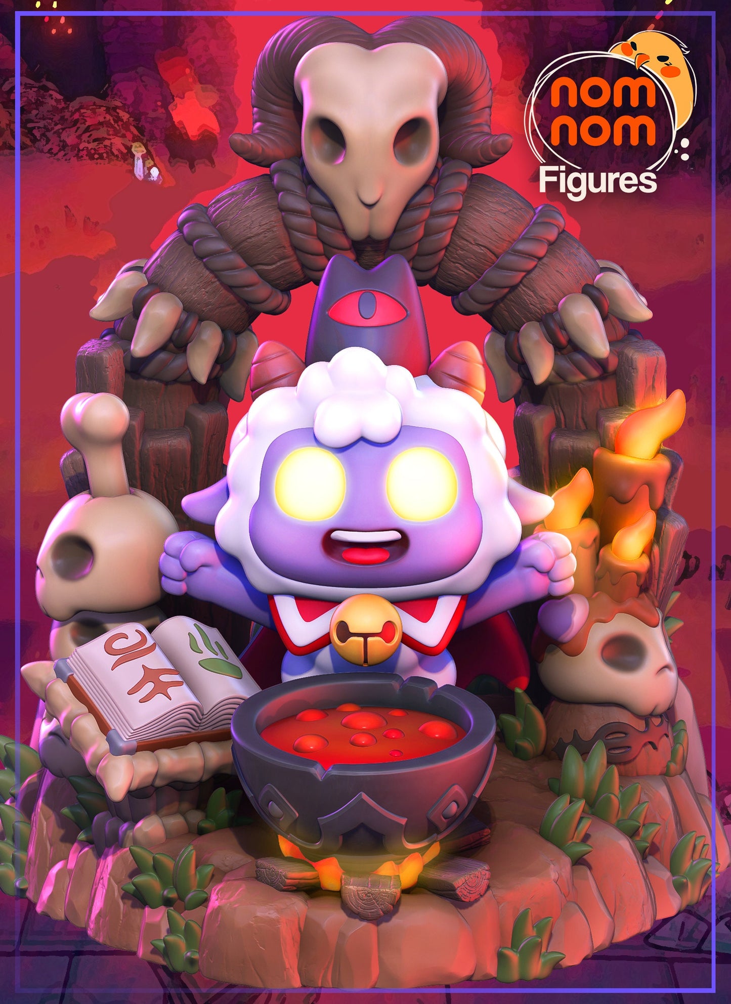 Possessed Lamb | Resin Garage Kit Figure Video Game Fan Art | Nomnom Figures