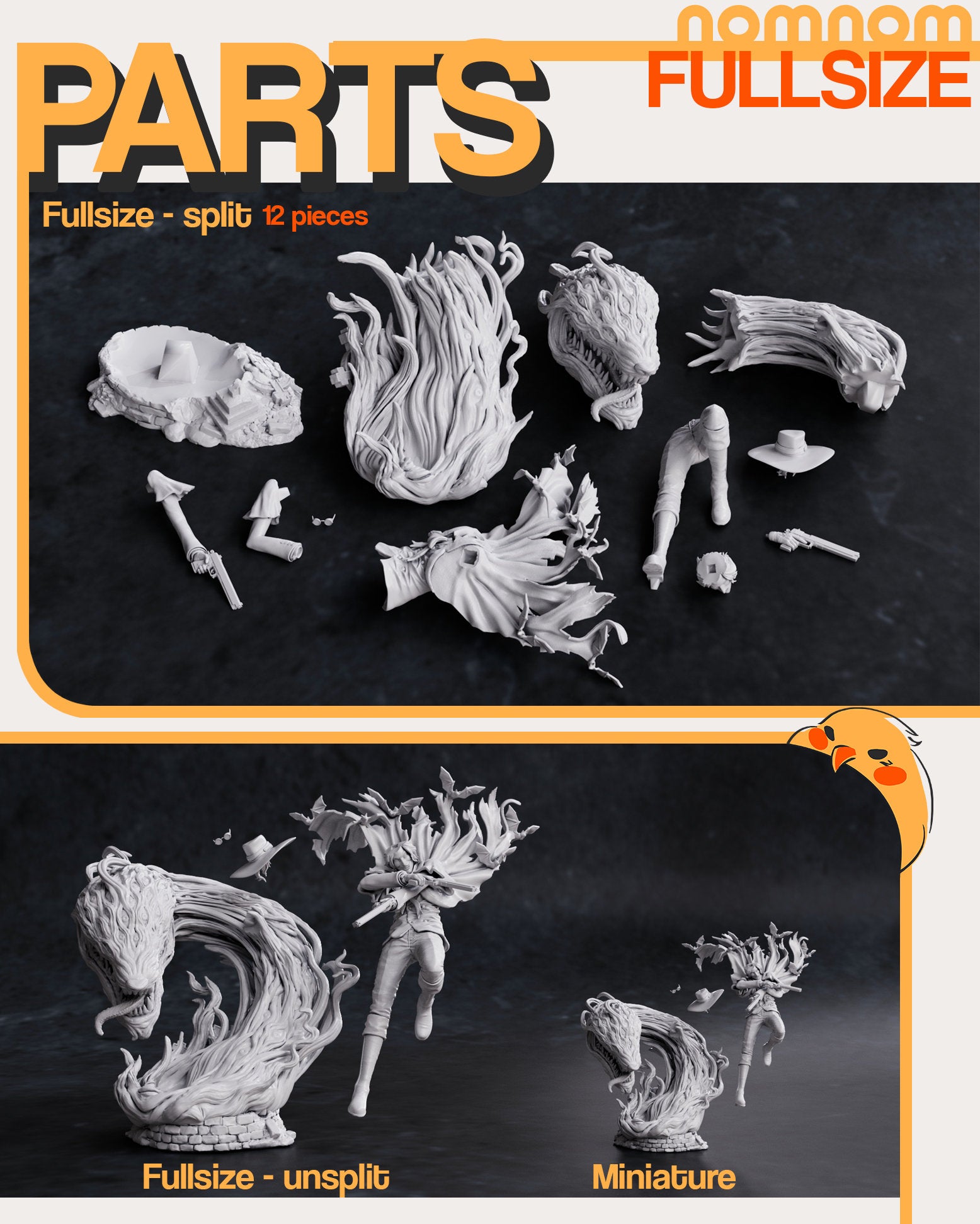 Legendary Vampire | Resin Garage Kit Figure Anime Fan Art | Nomnom Figures