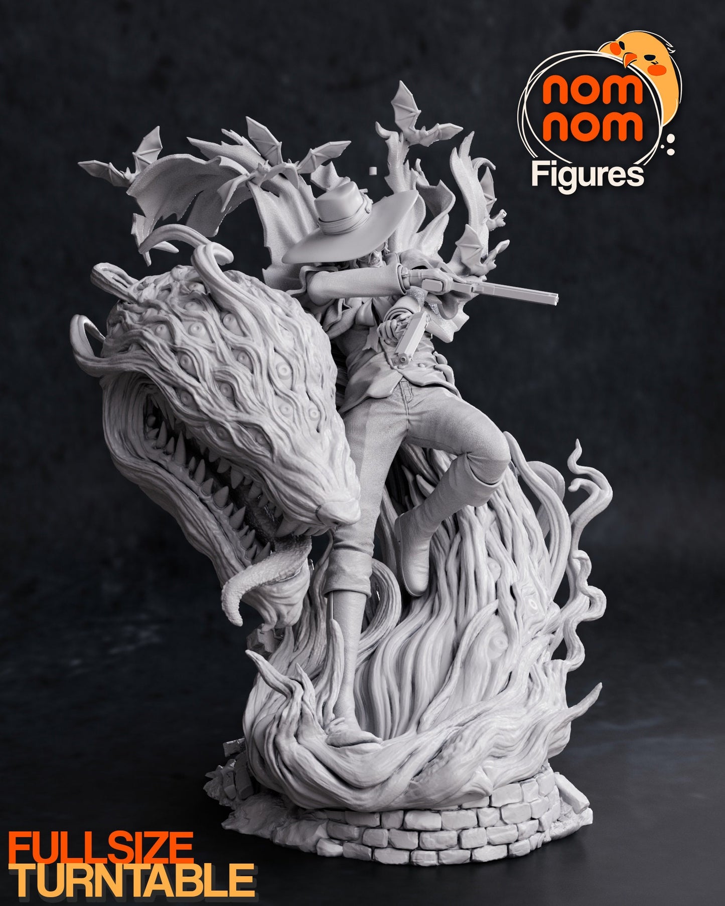 Legendary Vampire | Resin Garage Kit Figure Anime Fan Art | Nomnom Figures