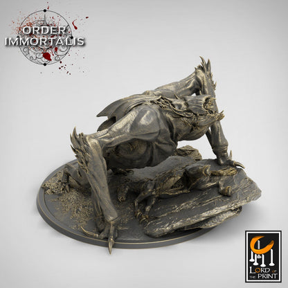 Crawling Bat | TABLETOP SCALE Monster Miniature | Order Immortalis | Rescale Miniatures