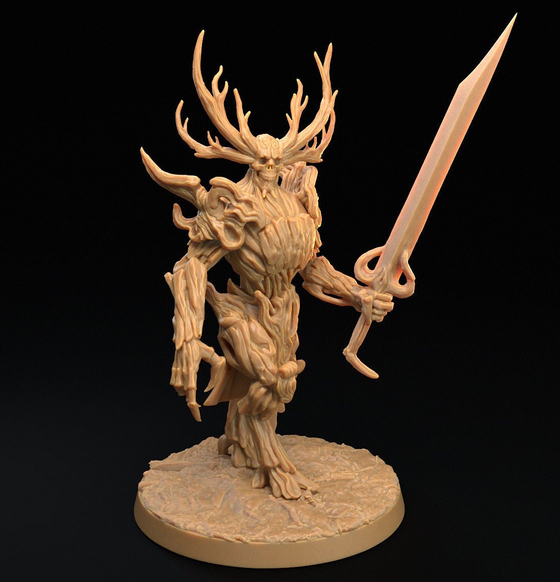 Dark Wardens Forest Satyr Faun Skeletons | D&D Monster Miniature | The Dragon Trappers Lodge | Unpainted, Unplated Resin 8k