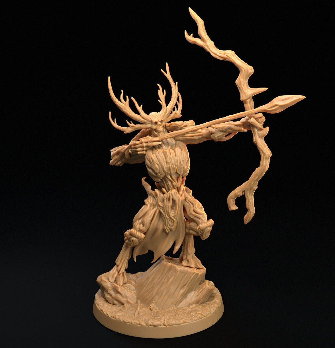 Dark Wardens Forest Satyr Faun Skeletons | D&D Monster Miniature | The Dragon Trappers Lodge | Unpainted, Unplated Resin 8k