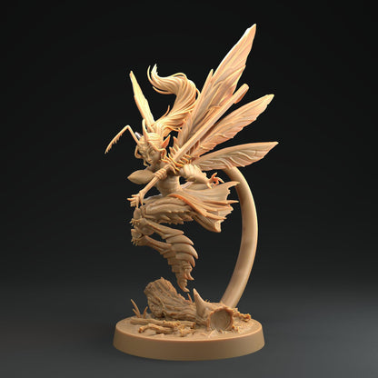 Laureth, Fairy Trapper, Unseelie Princess | D&D Miniature | The Dragon Trappers Lodge | Unpainted, Unplated Resin 8k