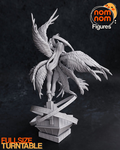 Angel Woman | Resin Garage Kit Figure Anime Video Game Fan Art | Nomnom Figures