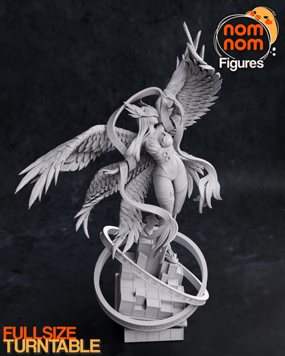 Angel Woman | Resin Garage Kit Figure Anime Video Game Fan Art | Nomnom Figures