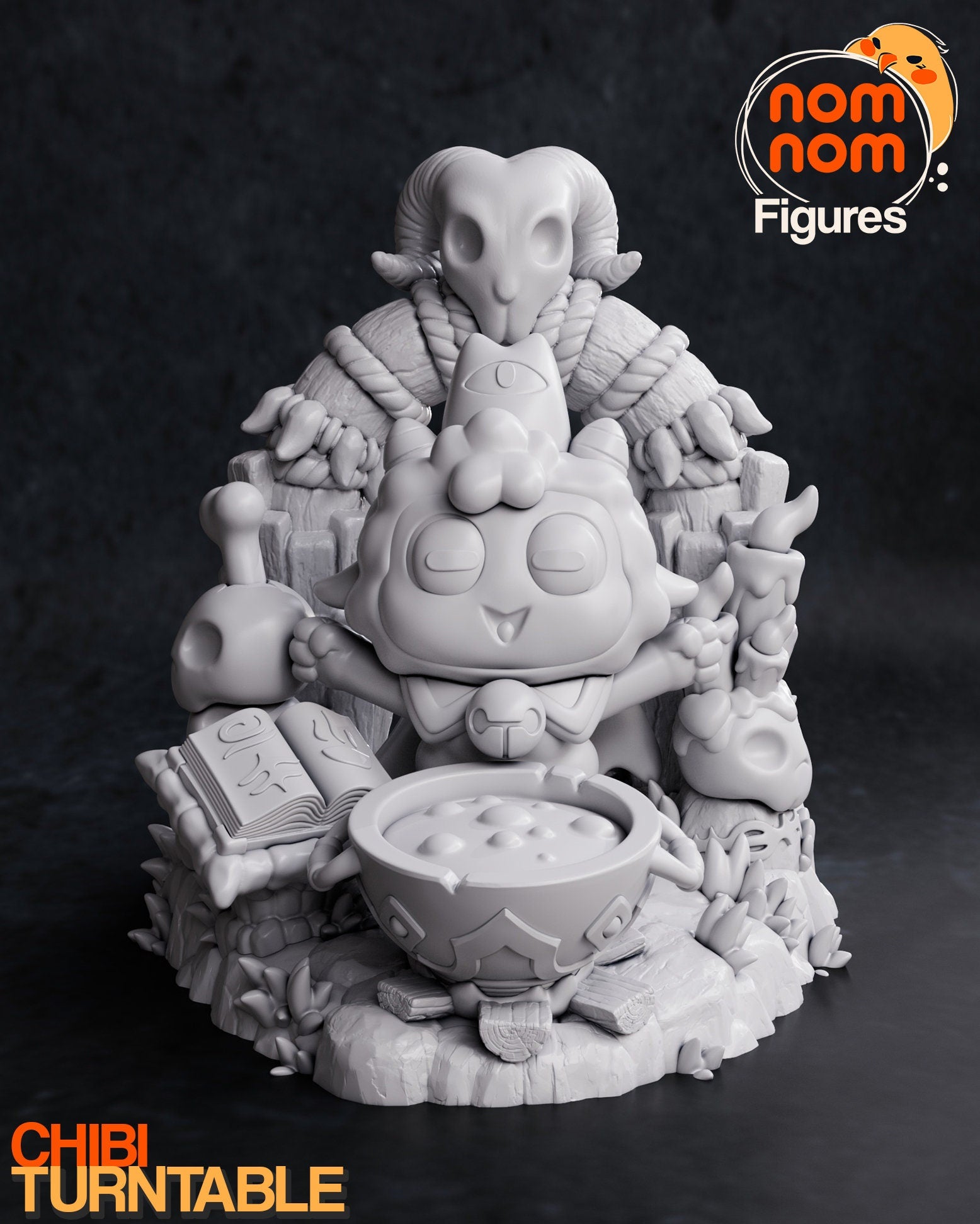 Possessed Lamb | Resin Garage Kit Figure Video Game Fan Art | Nomnom Figures