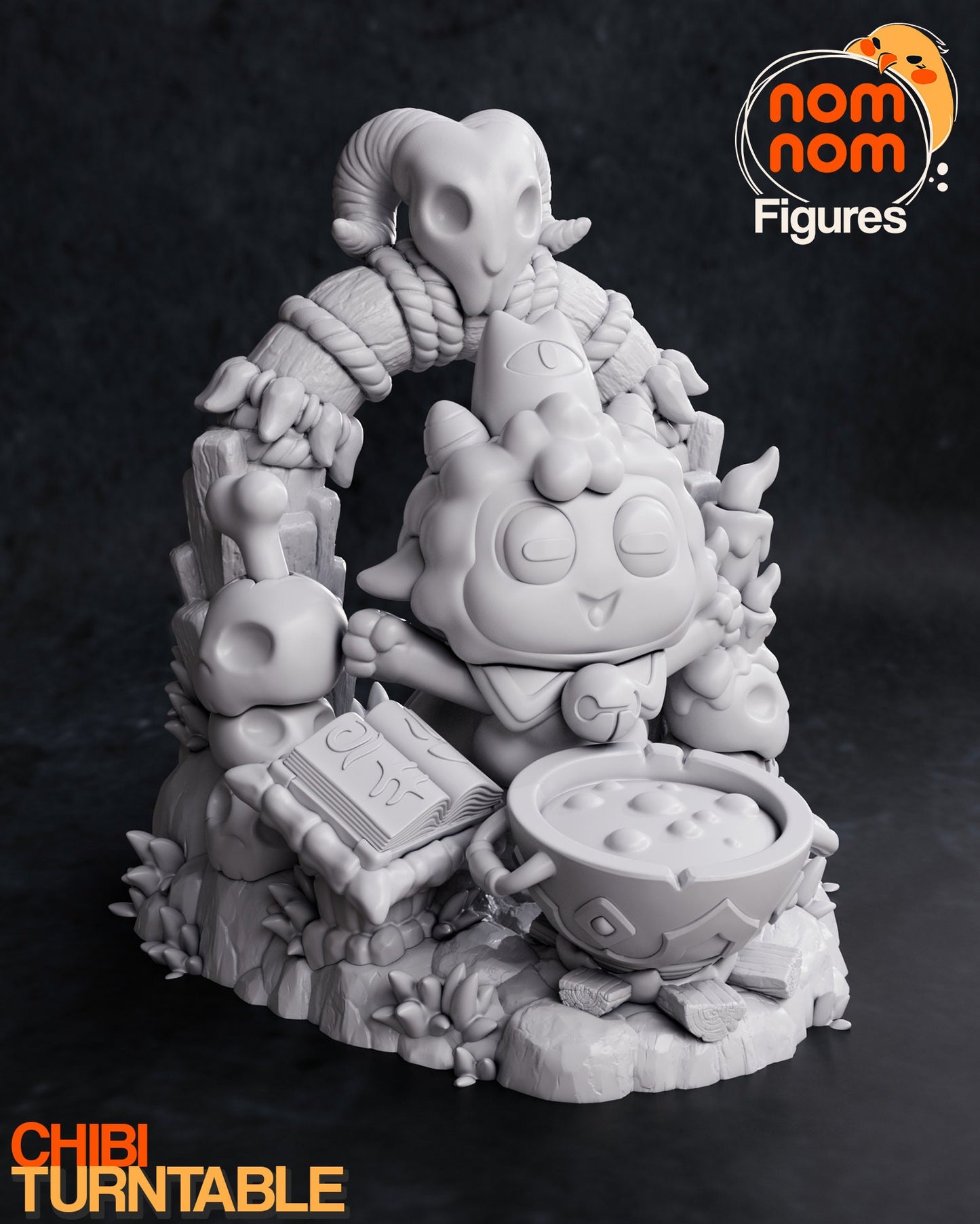 Possessed Lamb | Resin Garage Kit Figure Video Game Fan Art | Nomnom Figures