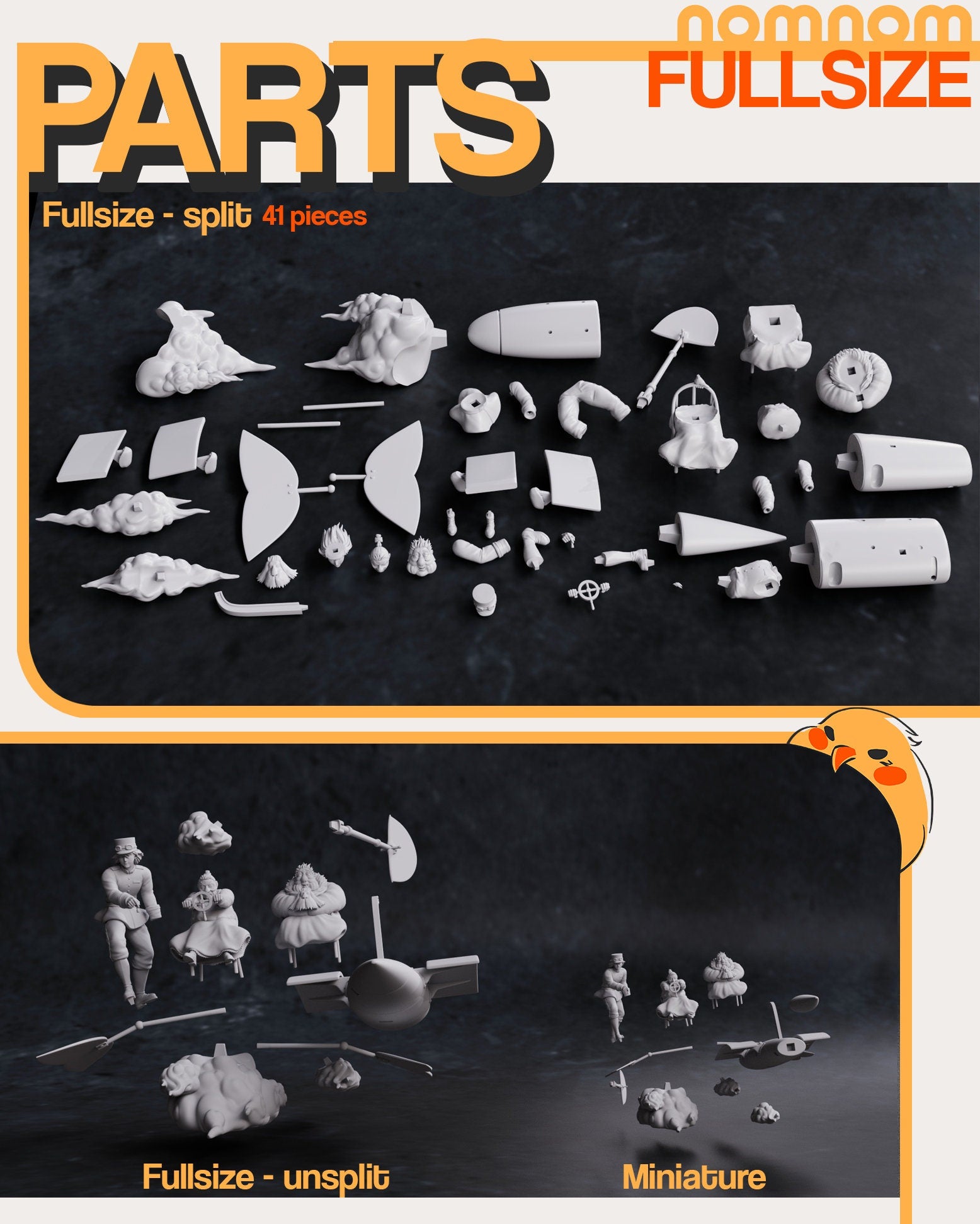 Flight of Fancy | Resin Garage Kit Figure Anime Fan Art | Nomnom Figures