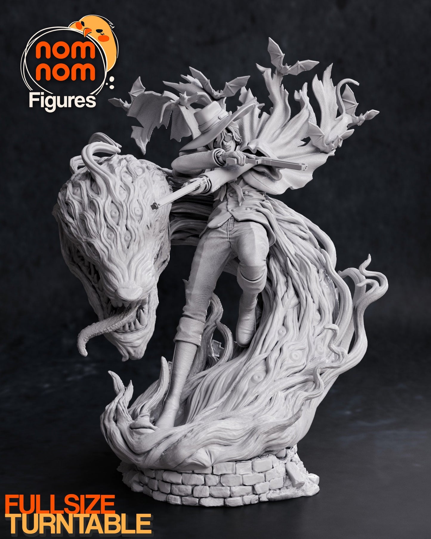 Legendary Vampire | Resin Garage Kit Figure Anime Fan Art | Nomnom Figures