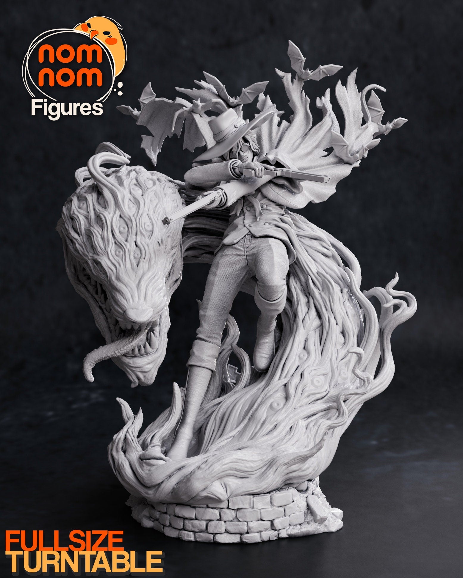 Legendary Vampire | Resin Garage Kit Figure Anime Fan Art | Nomnom Figures