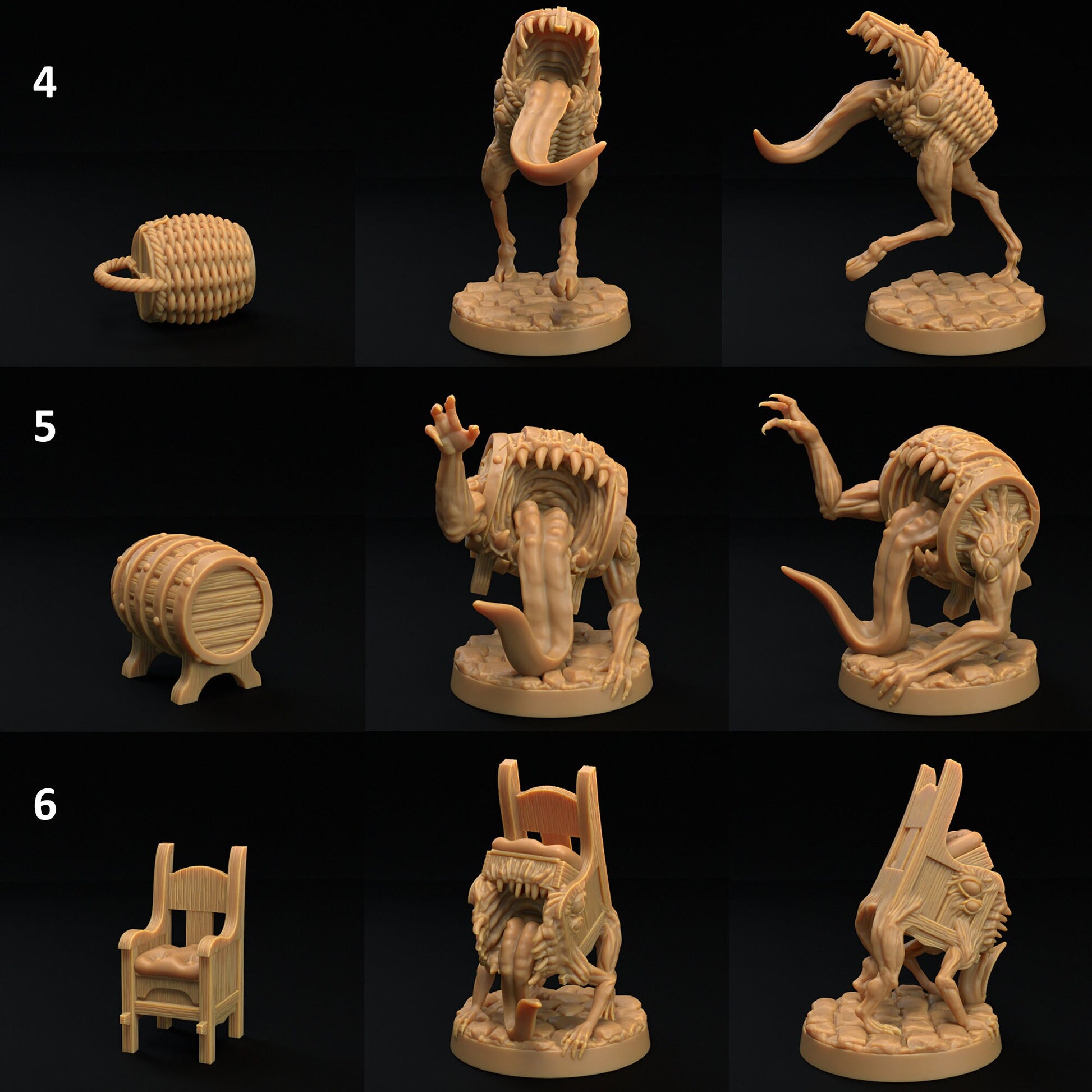 It Was a Mimic All Along! "Ordinary" Objects | D&D Miniature | TABLETOP SCALE | The Dragon Trappers Lodge | Unpainted, Unplated Resin 8k