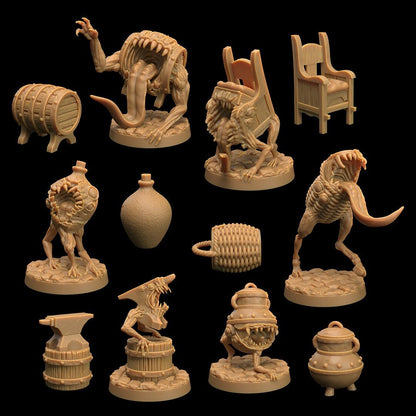 It Was a Mimic All Along! "Ordinary" Objects | D&D Miniature | TABLETOP SCALE | The Dragon Trappers Lodge | Unpainted, Unplated Resin 8k