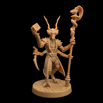 Thrikreen Wanderers | D&D Miniature | TABLETOP SCALE | The Dragon Trappers Lodge | Unpainted, Unplated Resin 8k