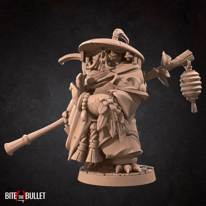 Owlfolk Monk, Owlin | TABLETOP SCALE | D&D TTRPG Miniature | Bite the Bullet | Unpainted, Unplated Resin 8k