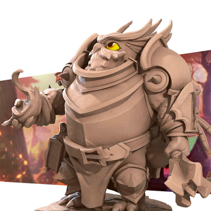 Owlfolk Cleric, Owlin | TABLETOP SCALE | D&D TTRPG Miniature | Bite the Bullet | Unpainted, Unplated Resin 8k
