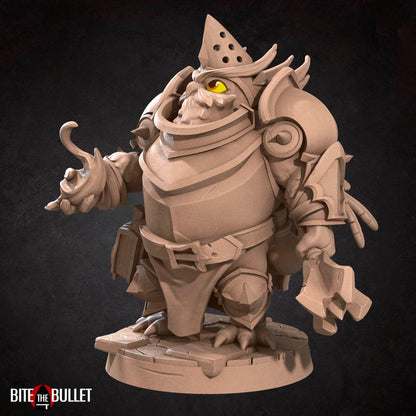 Owlfolk Cleric, Owlin | TABLETOP SCALE | D&D TTRPG Miniature | Bite the Bullet | Unpainted, Unplated Resin 8k
