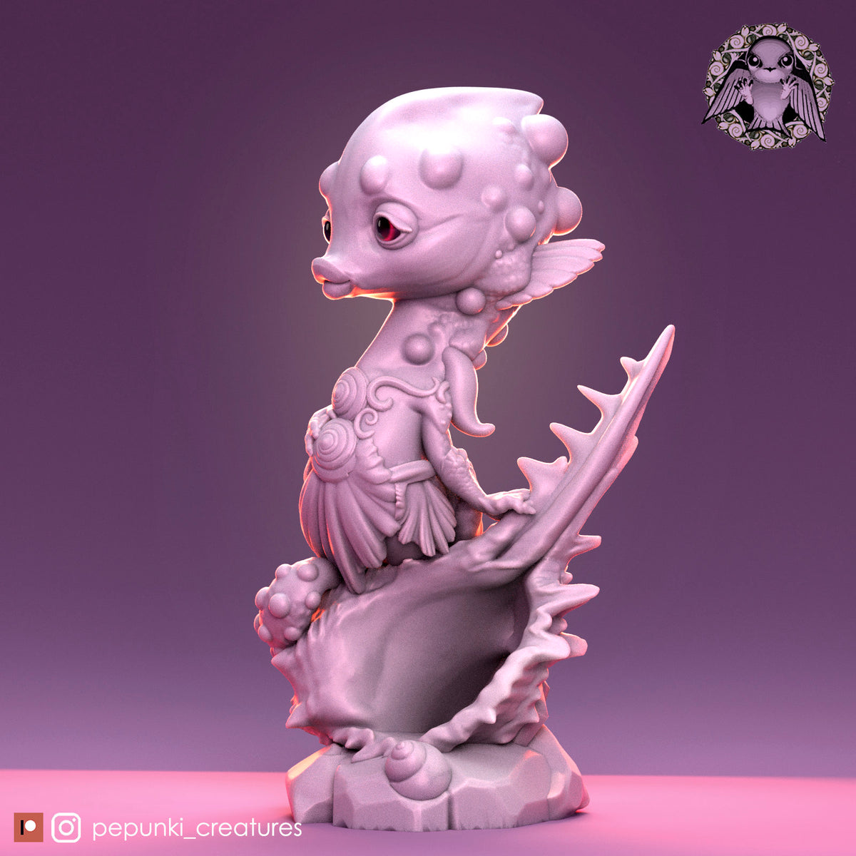 Lumpy Lady Seahorse Cute Lumpy Lady | Tabletop or Display Scale | D&D Humblewood ...