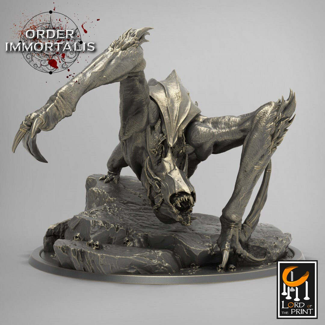 Crawling Bat | TABLETOP SCALE Monster Miniature | Order Immortalis | Rescale Miniatures
