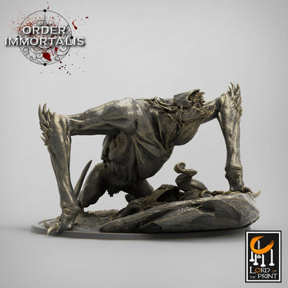 Crawling Bat | TABLETOP SCALE Monster Miniature | Order Immortalis | Rescale Miniatures