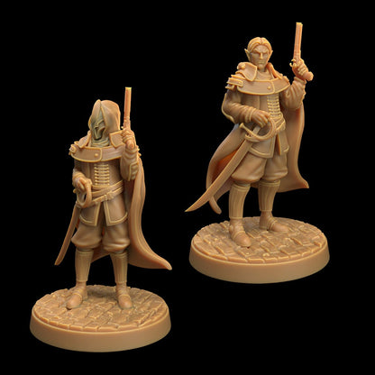 Astral Elves Crew | D&D Miniature | The Dragon Trappers Lodge | Unpainted, Unplated Resin 8k