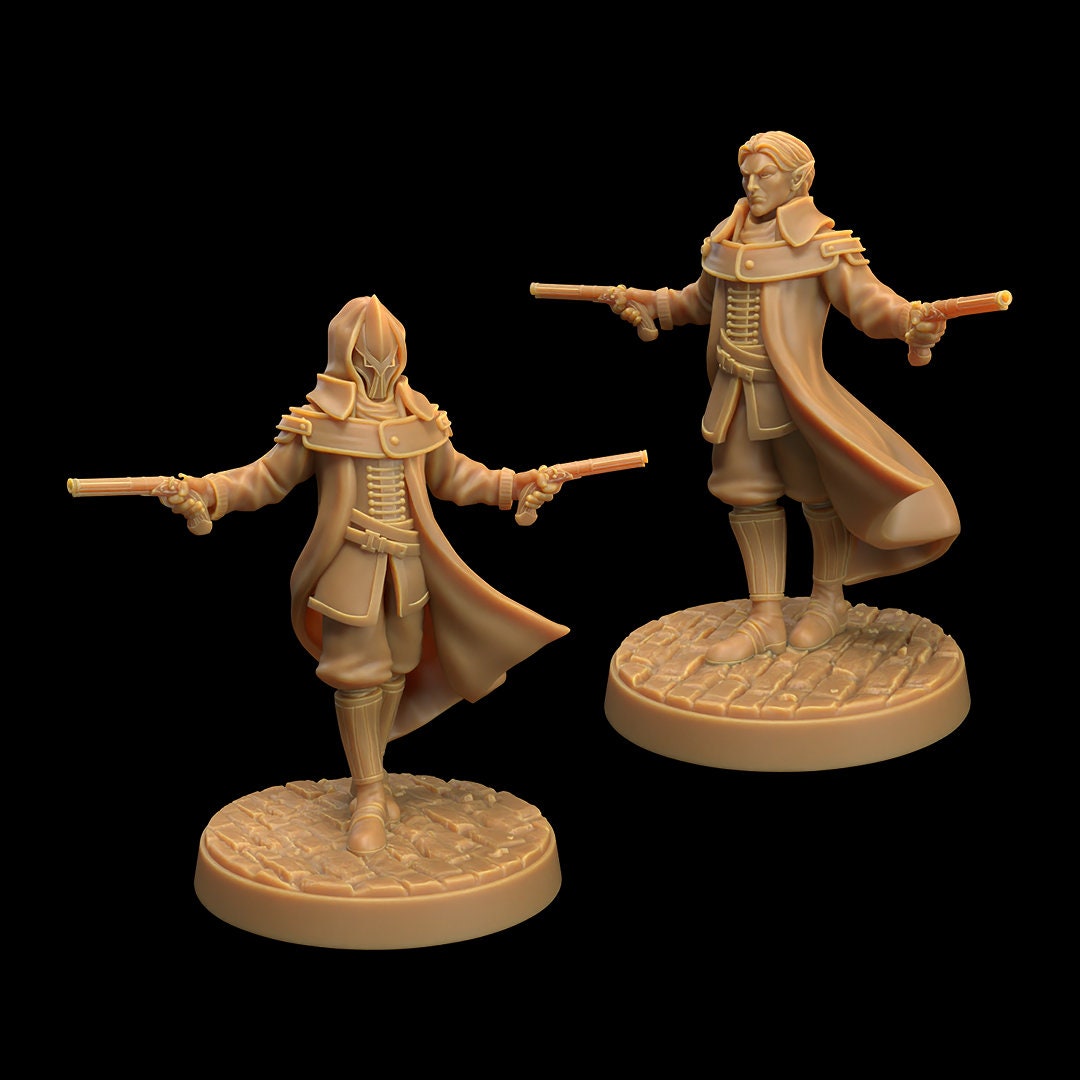 Astral Elves Crew | D&D Miniature | The Dragon Trappers Lodge | Unpainted, Unplated Resin 8k