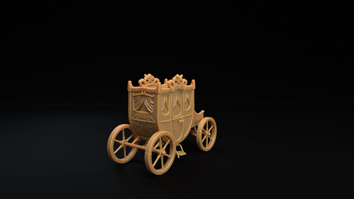 It Was a Mimic All Along! Carriage Version | D&D Miniature | TABLETOP SCALE | The Dragon Trappers Lodge | Unpainted, Unplated Resin 8k