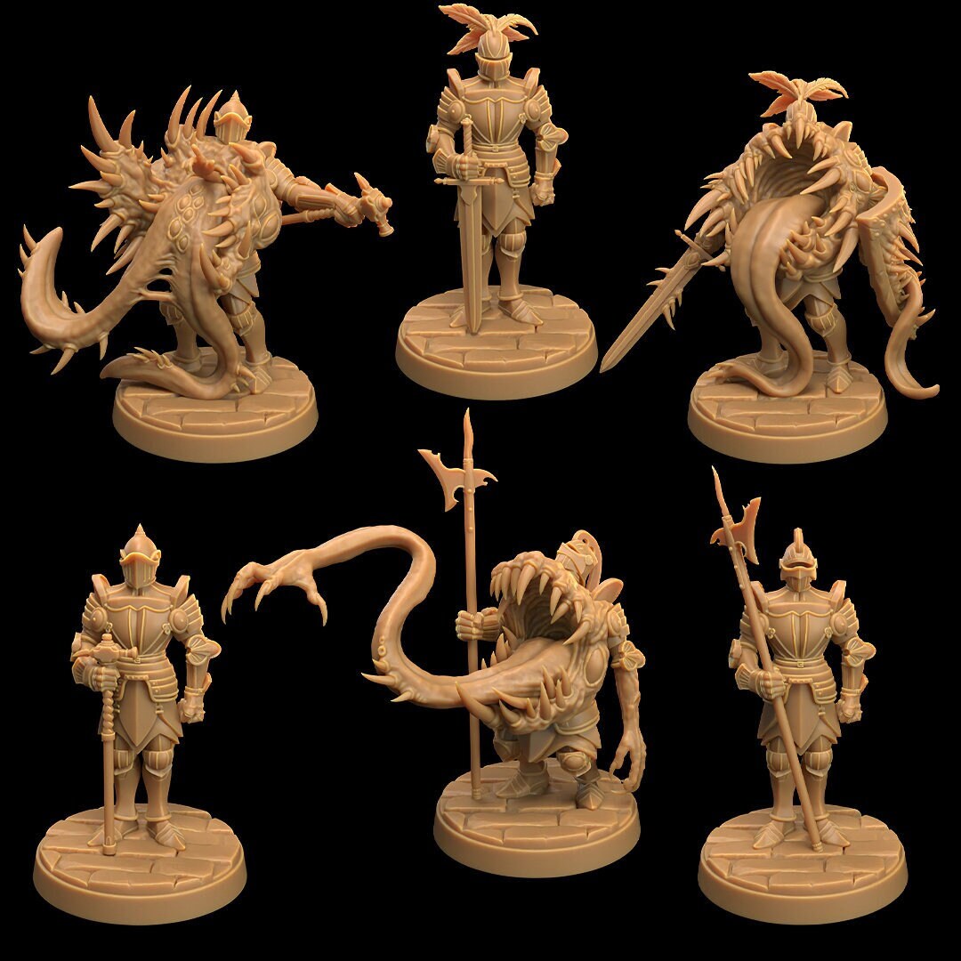 It Was a Mimic All Along! Suits of Armor | D&D Miniature | TABLETOP SCALE | The Dragon Trappers Lodge | Unpainted, Unplated Resin 8k