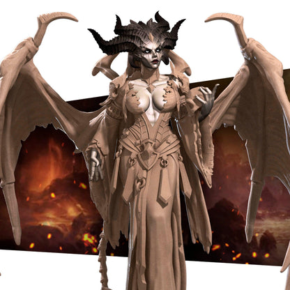 Daughter of Hatred | TABLETOP SCALE | TTRPG Miniature | Bite the Bullet | Unpainted, Unplated Resin 8k