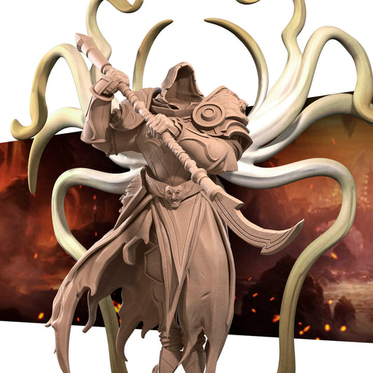 Bullet Hell, Seraphim Renegade, Rogue Angel | TABLETOP SCALE | D&D TTRPG Miniature | Bite the Bullet