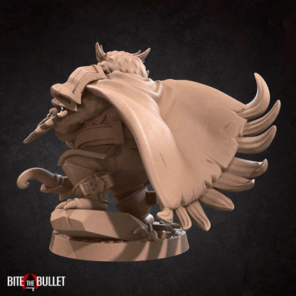 Owlfolk Ranger, Owlin | TABLETOP SCALE | D&D TTRPG Miniature | Bite the Bullet | Unpainted, Unplated Resin 8k