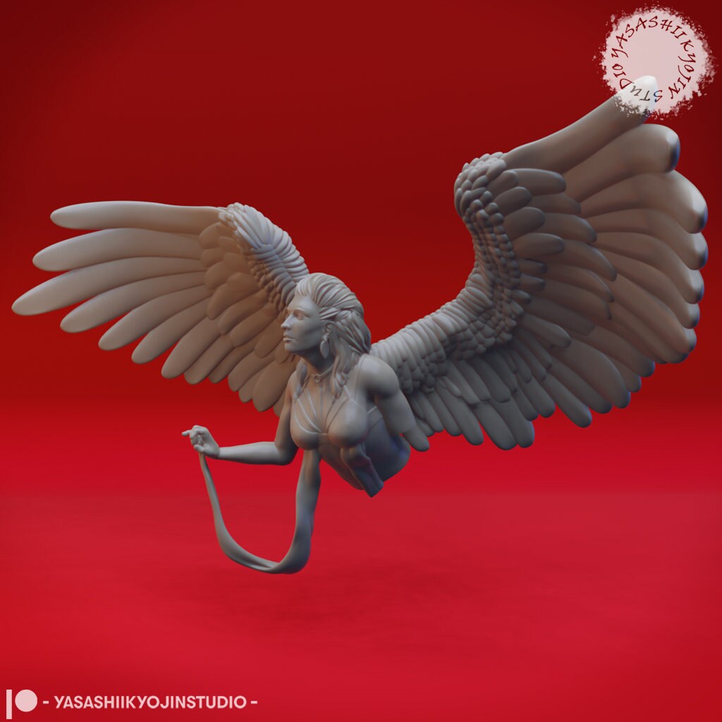 Bust Collection | Deva, Goblin King, Mind Flayer, Northern Saw Whet Owl, Owlbear Cub, Stone Giant, Succubus | Yasashii Kyojin Studio