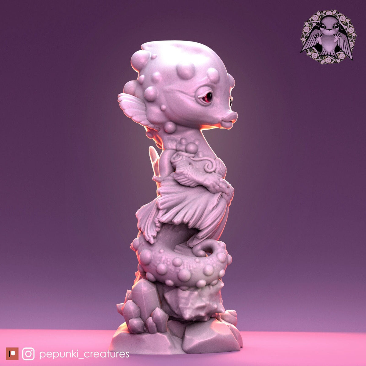 Lumpy Lady Seahorse Cute Lumpy Lady | Tabletop or Display Scale | D&D Humblewood ...