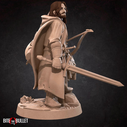 Bullet Rings, Ranger, Fellowship Explorers | TABLETOP SCALE | TTRPG Miniature | Bite the Bullet | Unpainted, Unplated Resin 8k