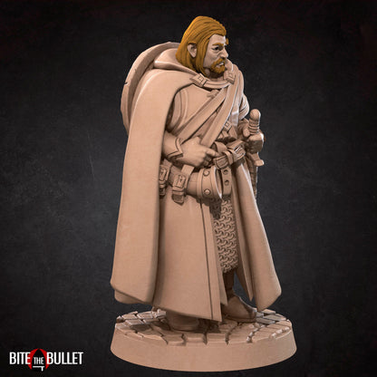 Bullet Rings, Human, Fellowship Explorers | TABLETOP SCALE | TTRPG Miniature | Bite the Bullet | Unpainted, Unplated Resin 8k