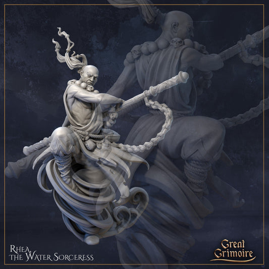 Abel the Air Monk | Elemental Awakening | D&D Tabletop Miniature | Great Grimoire