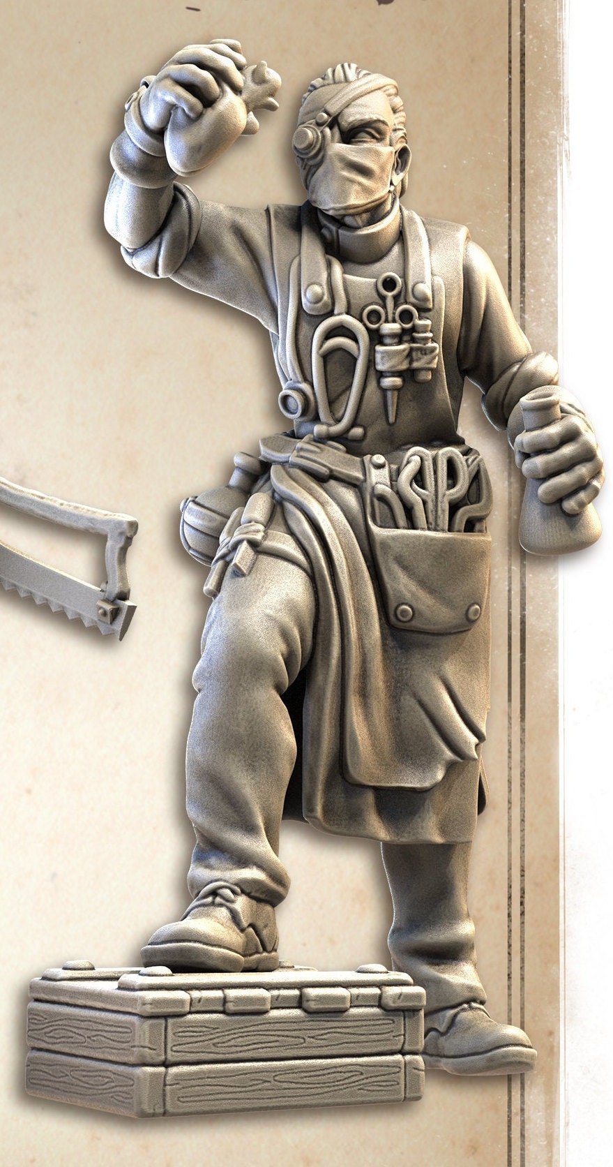 Doctors, Normal and Nightmare | Wicked Hills Asylum | D&D TTRPG Miniature | Great Grimoire