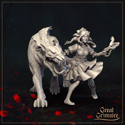 Dorothy and Toto, Horror Oz | Veil of Emerald Dreams | Tabletop Gaming Miniature | Great Grimoire