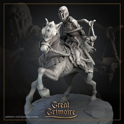 Famine Rider | TABLETOP SCALE | D&D TTRPG Miniature | Great Grimoire