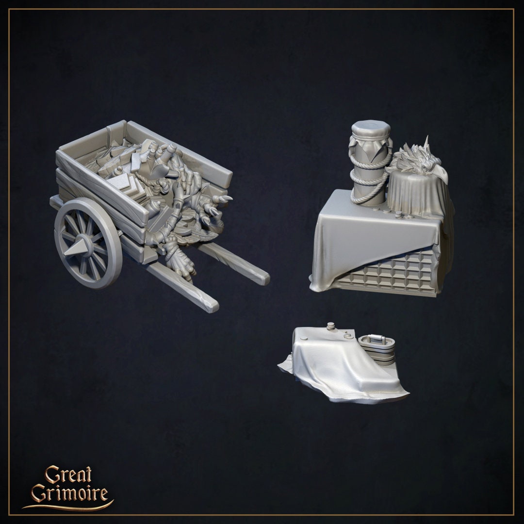 Feather Dealer | Curse of the Celestial Children | D&D Tabletop Miniature | Great Grimoire