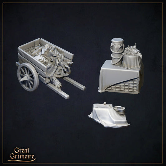 Feather Dealer | Curse of the Celestial Children | D&D Tabletop Miniature | Great Grimoire