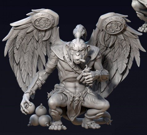 Flying Monkeys, Horror Oz | Veil of Emerald Dreams | Tabletop Gaming Miniature | Great Grimoire