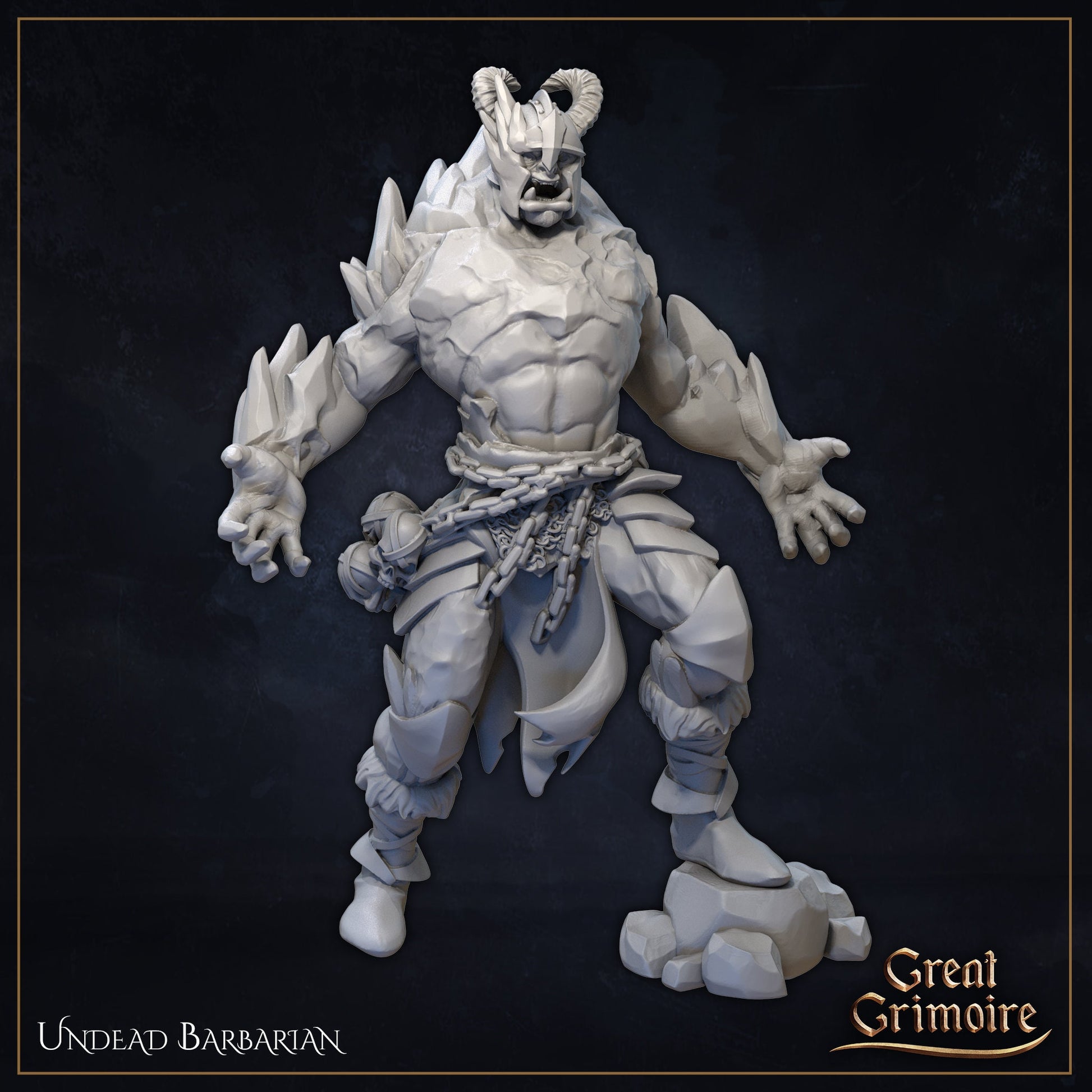 Frozen Knights | TABLETOP SCALE | D&D TTRPG Miniature | Great Grimoire