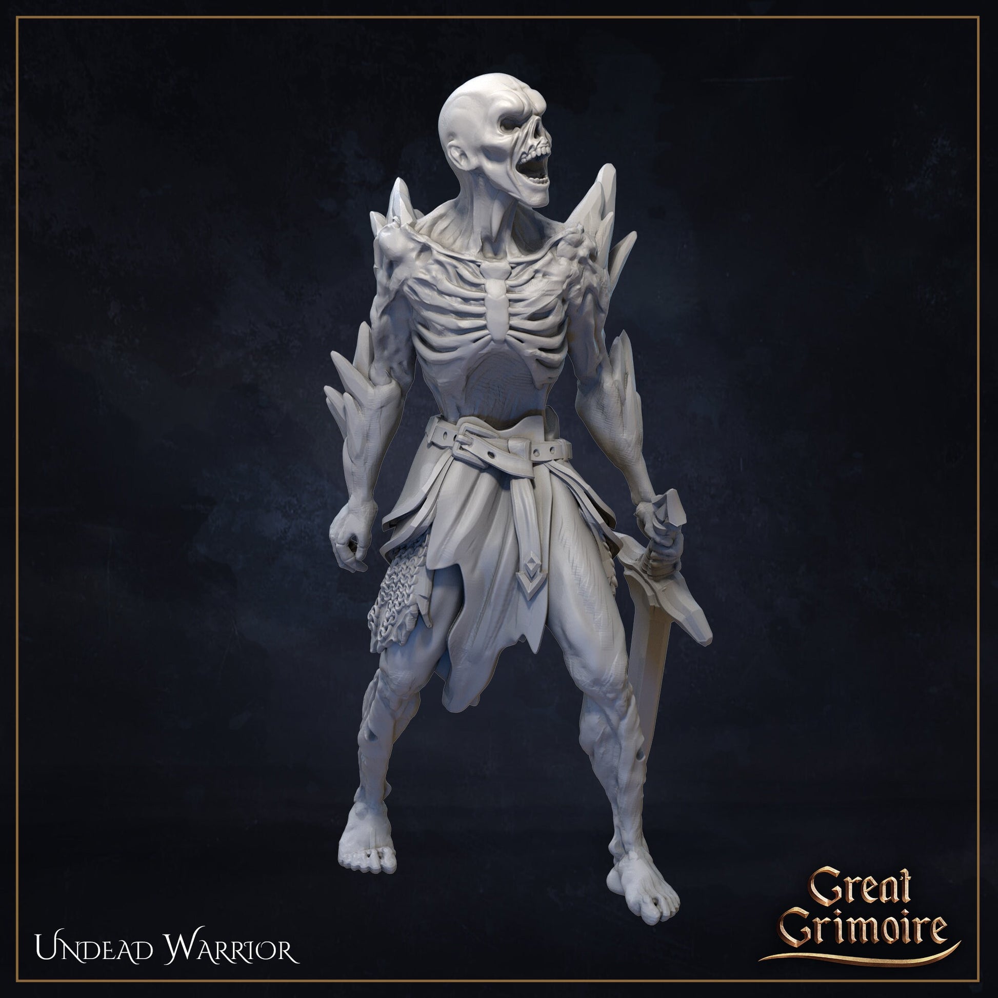 Frozen Knights | TABLETOP SCALE | D&D TTRPG Miniature | Great Grimoire