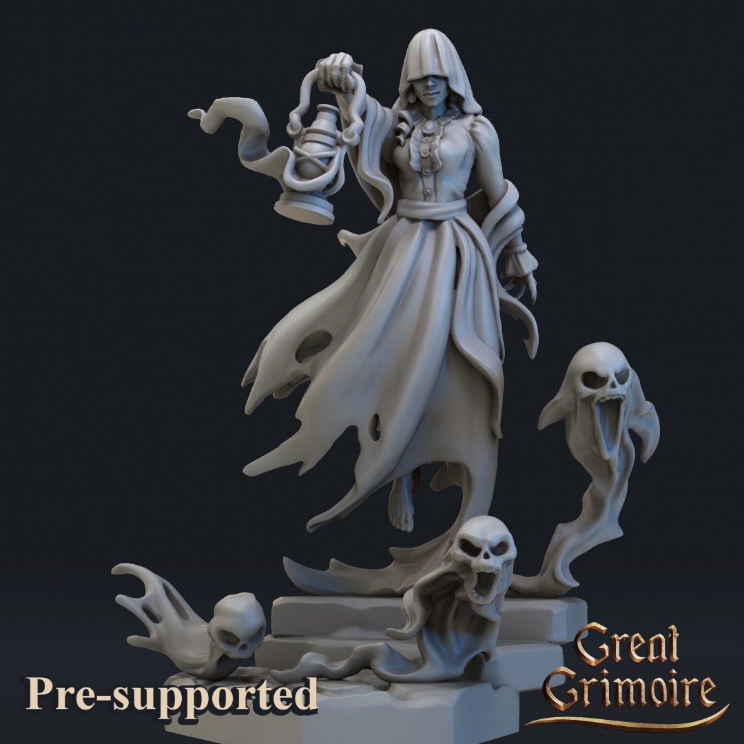 Ghost of Irene | TABLETOP SCALE | D&D TTRPG Miniature | Great Grimoire
